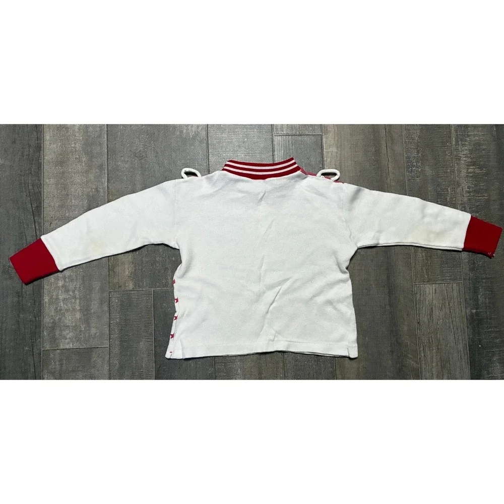 Vtg 1980s Twin Togs Kid Astronauts Space Graphic Raglan Shirt 18M / 2T